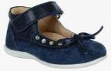 Teddy Toes Navy Blue Belly Shoes girls