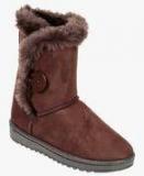 Ten Ankle Length Brown Boots Women