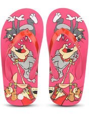 Tom & Jerry Pink Flip Flops Boys