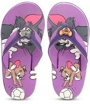 Tom & Jerry Purple Flip Flops girls