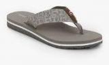 Tommy Hilfiger Metallic Low Beach Grey Flip Flops women