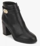 Topshop Be Mine Twistlock Black Ankle Length Boots women