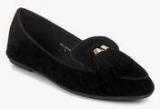 Topshop Shake Tassel Black Moccasins Women