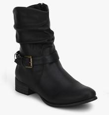 Tresmode Black Calf Length Boots women