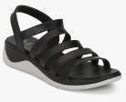 Tresmode Black Open Toe Sandals Women