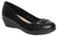 Tresmode Black Solid Pumps Women