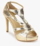 Tresmode Golden Stilettos Women