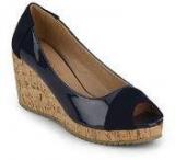 Tresmode Hedgecork Blue Wedges Women