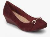 Tresmode Maroon Belly Shoes Women