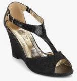 Tresmode Maxedge Black Wedges Women