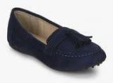 Tresmode Navy Blue Belly Shoes Women