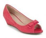 Tresmode Riwedge Pink Peep Toes Women