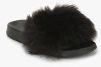 Truffle Collection Black Room Slippers Women