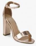 Truffle Collection Golden Ankle Strap Sandals Women