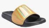 Truffle Collection Golden Flip Flops Women