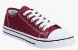 Truffle Collection Maroon Casual Sneakers Women