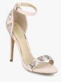 Truffle Collection Peach Ankle Strap Stilettos Women