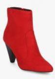 Truffle Collection Red Heeled Boots Women