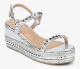 Truffle Collection Silver Wedges women