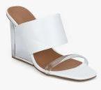 Truffle Collection White Synthetic Regular Wedges Women