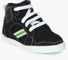 Tuskey Black Mid Ankle Sneakers Boys