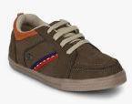 Tuskey Brown Lace Up Casual Shoes Boys