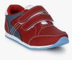 Tuskey Red Velcro Sneakers Boys