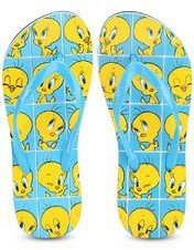 Tweety Blue Flip Flops Girls