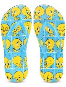 Tweety Blue Flip Flops girls