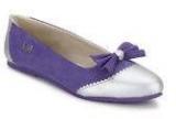 Tweety Gimping Bow Purple Belly Shoes Girls