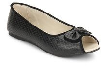 Tweety Tw Bly Black peep toes girls