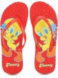 Tweety Tw Flower Ff Red Flip Flops Girls