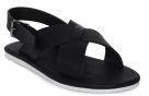 U S Polo Assn Black Emerson Comfort Sandals Men