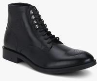 U S Polo Assn Fernando Black Derby Boots men