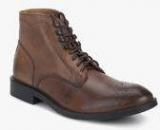 U S Polo Assn Fernando Brown Derby Boots men