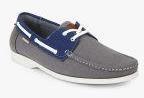 U S Polo Assn Laurence Grey Boat Shoes Men