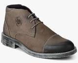 U S Polo Assn Troy Brown Derby Boots men