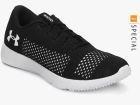 Under Armour Black Textile Ua W Rapid Regular Sports Shoes Women