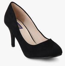 Under Knee Black Stilettos women