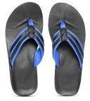 United Colors Of Benetton Black & Blue Flip Flops men