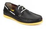 United Colors Of Benetton Black Boat Shoes Men