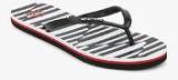 United Colors Of Benetton Black Striped Flip Flops Women