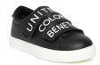 United Colors Of Benetton Black Synthetic Sneakers Boys