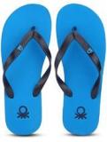 United Colors Of Benetton Blue Flip Flops Men