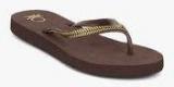 United Colors Of Benetton Brown Flip Flops Women