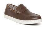 United Colors Of Benetton Brown Leather Loafers Men