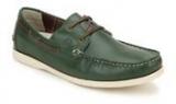 United Colors Of Benetton Green Boat Shoes men