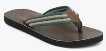 United Colors Of Benetton Green Flip Flops men