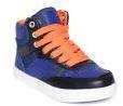 United Colors Of Benetton Kids Blue & Black Mid Top Sneakers