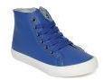 United Colors Of Benetton Kids Blue Solid Mid Top Sneakers